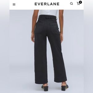 Everlane wide leg black pants